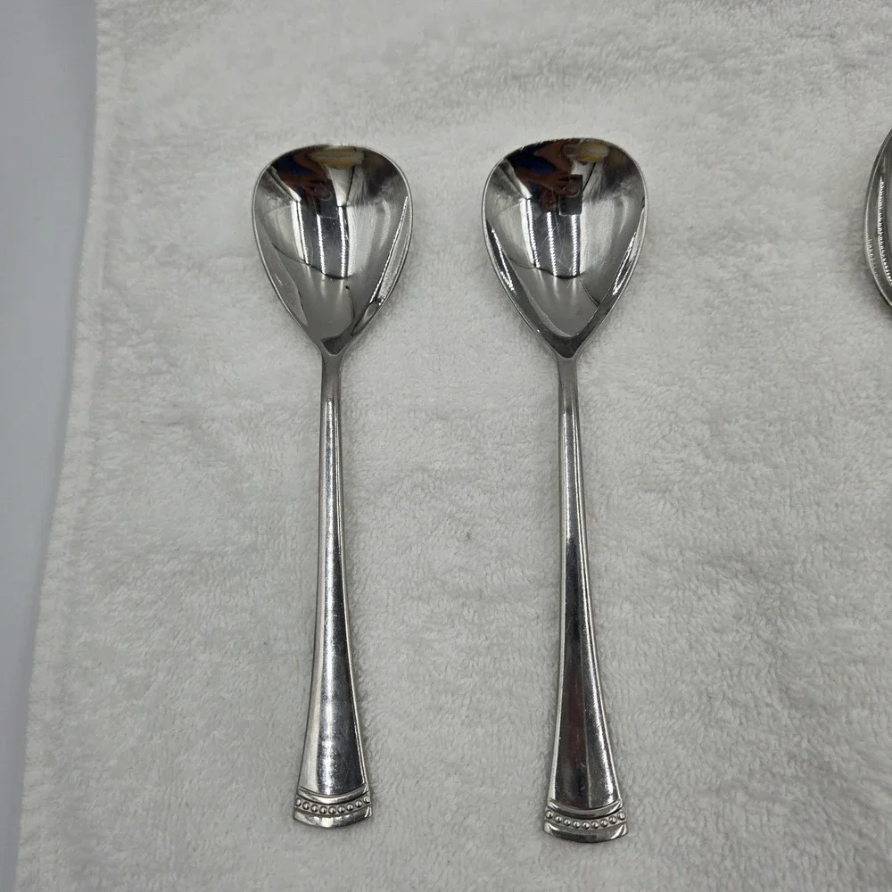 41 Piece Assortment Lenox Portola 18/10 Stainless Steel Flatware **See Photos**